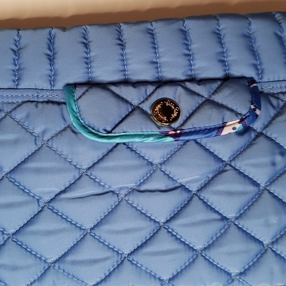 Lilly Pulitzer Bay Blue Lucy Quilted Vest - Picture 3 of 8